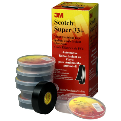 3M Scotch 33 Super Vinyl Electrical Tape 3/4 X 52ft 054007061335 for sale online 