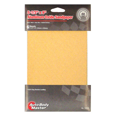 Anti-Clog Aluminum Oxide Packaged Sandpaper