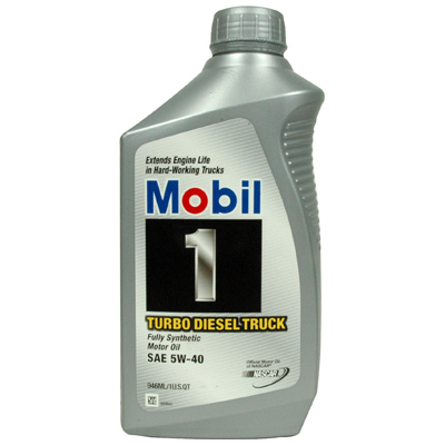 Mobil 1 turbo diesel truck 5w-40 in bmw