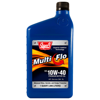 Multi-Flo Premium Motor Oil Super S motor oil
