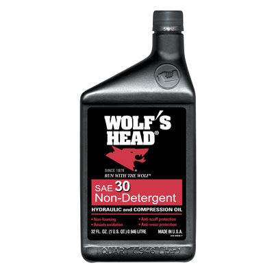 Hydraulic and Compressor Oil - Non-Detergent Wolfs Head